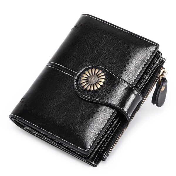 SENDEFN RFID Blocking Casual Credit Card Holder, Black - Image 3