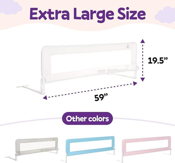 ComfyBumpy Extra Long Toddler Bed Rails - Image 4