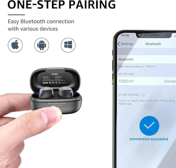 TOZO A1 Mini Wireless Earbuds Bluetooth 5.3 - Image 3