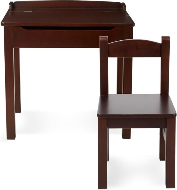 Melissa & Doug Wooden Lift-Top Desk & Chair - Image 3