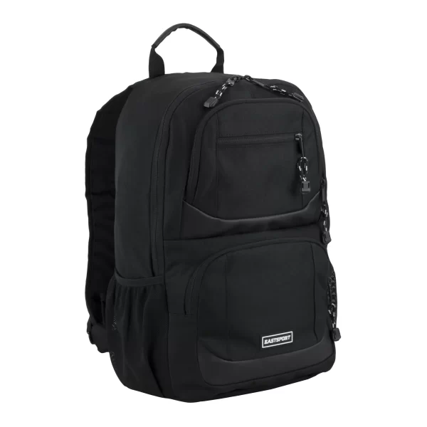 Eastsport Unisex Commuter Tech Backpack, Black - Image 6