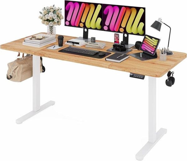 Monomi Electric Standing Desk, 63 x 28 inches Height Adjustable Desk