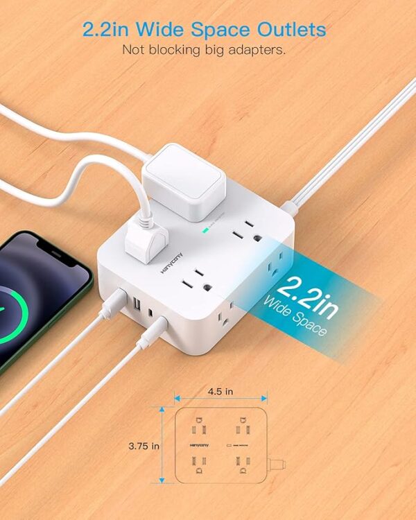 Surge Protector Power Strip - Image 5