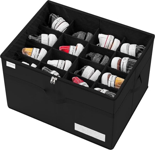 Shoe Storage Organizer, Fits 16 Pairs