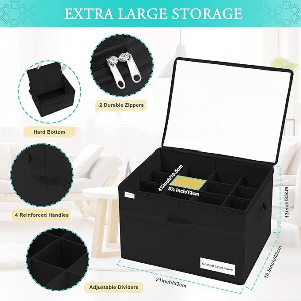 Shoe Storage Organizer, Fits 16 Pairs - Image 3