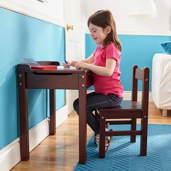 Melissa & Doug Wooden Lift-Top Desk & Chair - Image 5