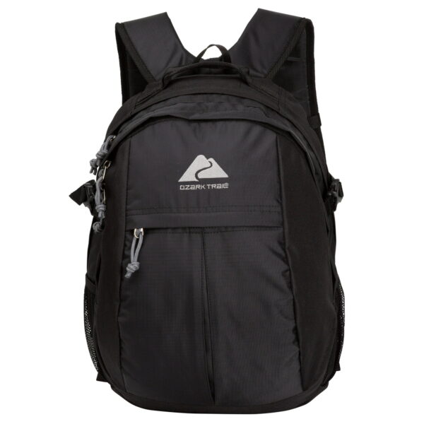 Ozark Trail Hiker Backpack 25 Liter, Black, Polyester, Adult, Teen - Image 4