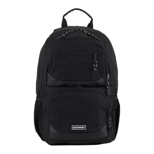 Eastsport Unisex Commuter Tech Backpack, Black