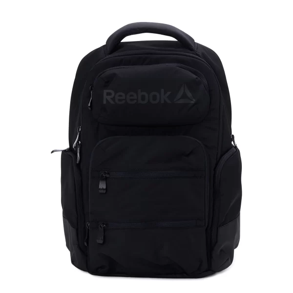 Reebok Unisex Adult Winter 16" Laptop Backpack, Black