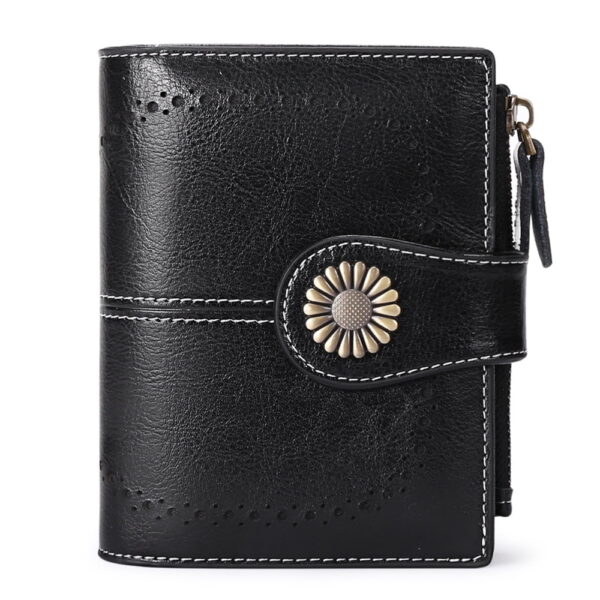 SENDEFN RFID Blocking Casual Credit Card Holder, Black