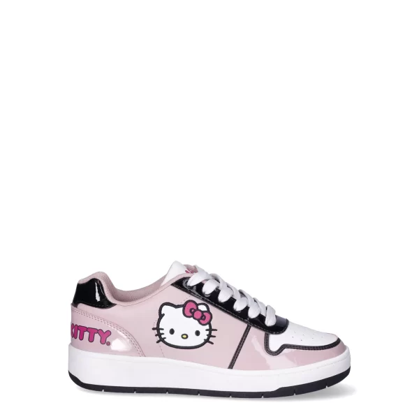 Hello Kitty by Sanrio Women's Pink Casual Court Sneakers - Image 5