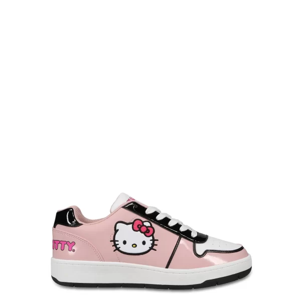 Hello Kitty by Sanrio Women's Pink Casual Court Sneakers - Image 4