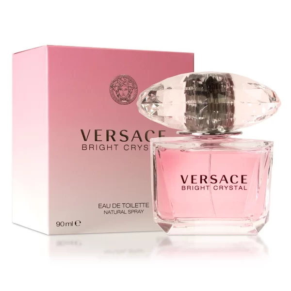 Versace Bright Crystal Eau De Toilette Spray, Perfume for Women, 3 Fluid Ounces - Image 2